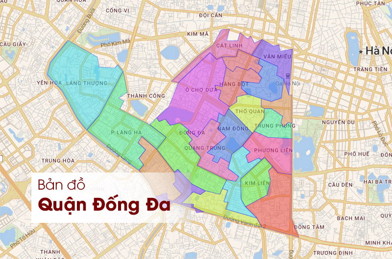bản đồ Quận Đống Đa